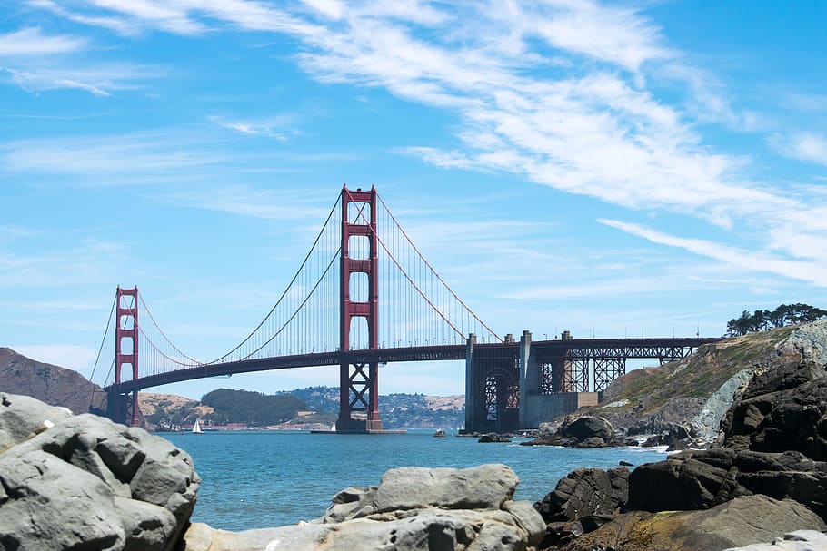 Golden Gate Bridge in San Francisco California Under Blue Sky during Daytime, HD wallpaper