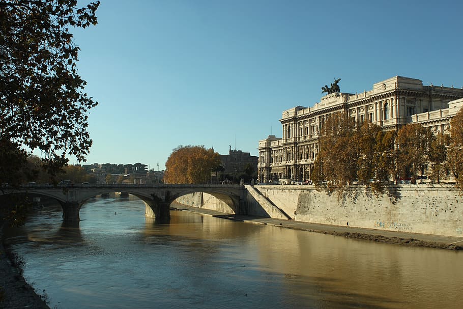 ceu, rio, bridge, building, rome, architecture, built structure HD wallpaper