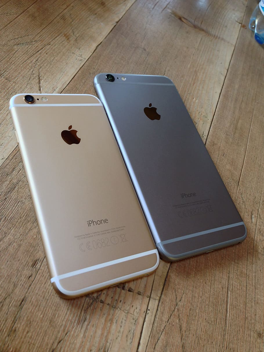 iphone, ajfoun, apple, table, high angle view, no people, indoors HD wallpaper