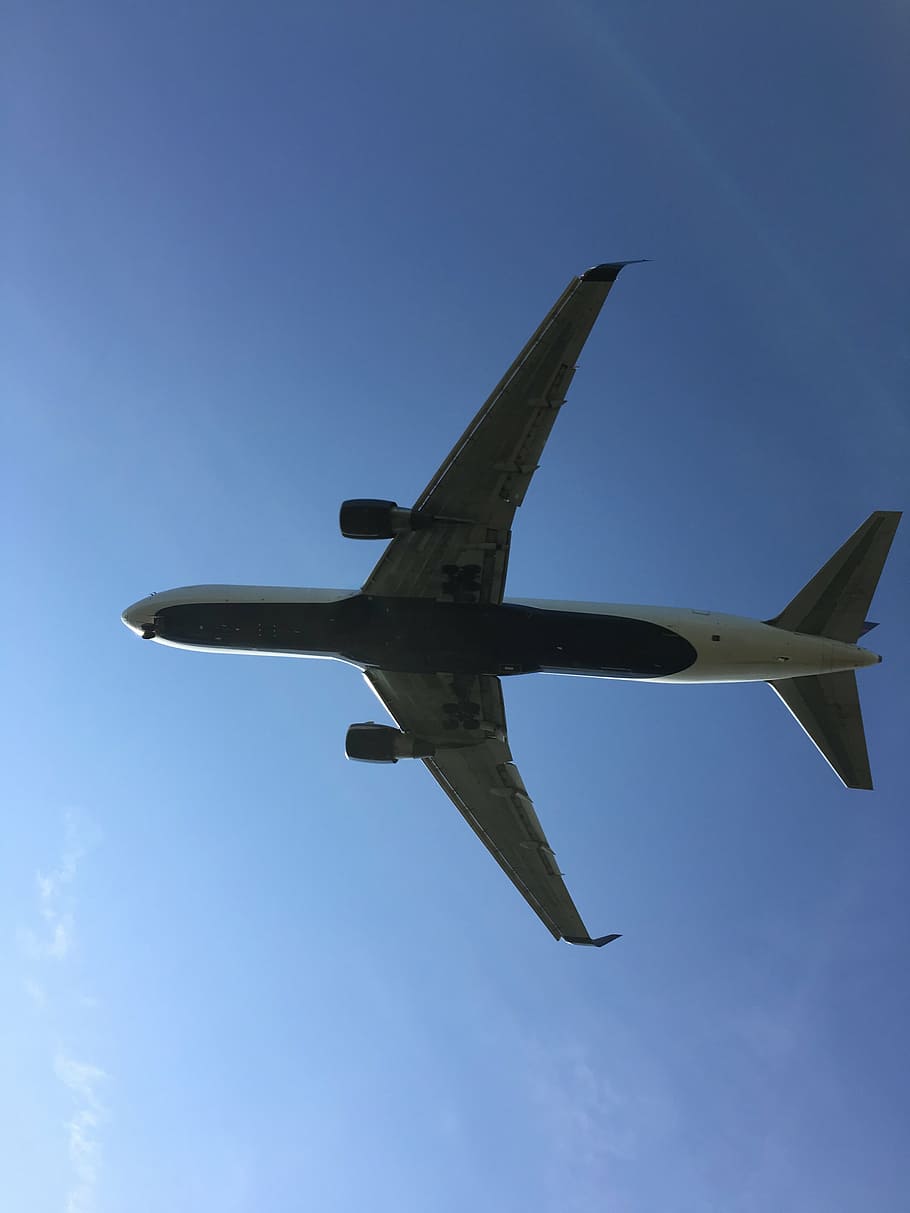 aircraft, sky, fly, airplane, air vehicle, mode of transportation HD wallpaper