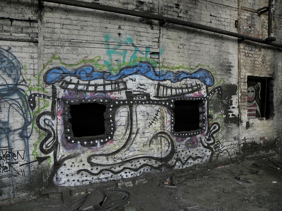graffiti, wall, cologne, deutz ag, deutz factory, khd, architecture HD wallpaper