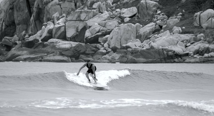 to surf, man, summer, adventure, mar, wave, sport, water, nature HD wallpaper
