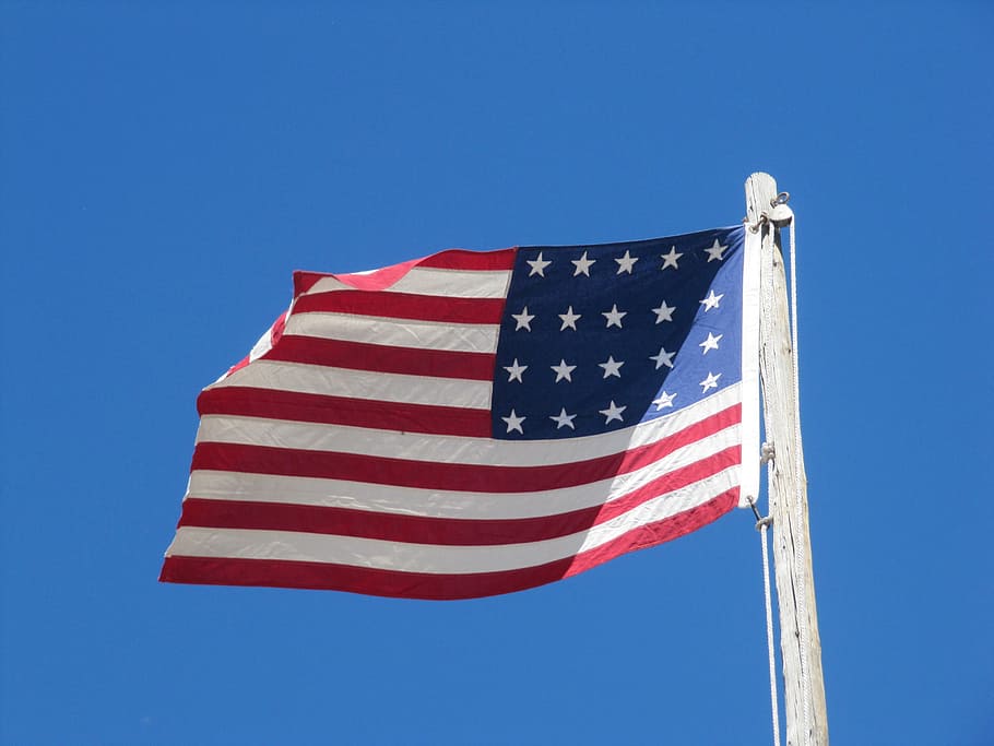 united states, us flag, american, usa, stripes, symbol, blue, HD wallpaper