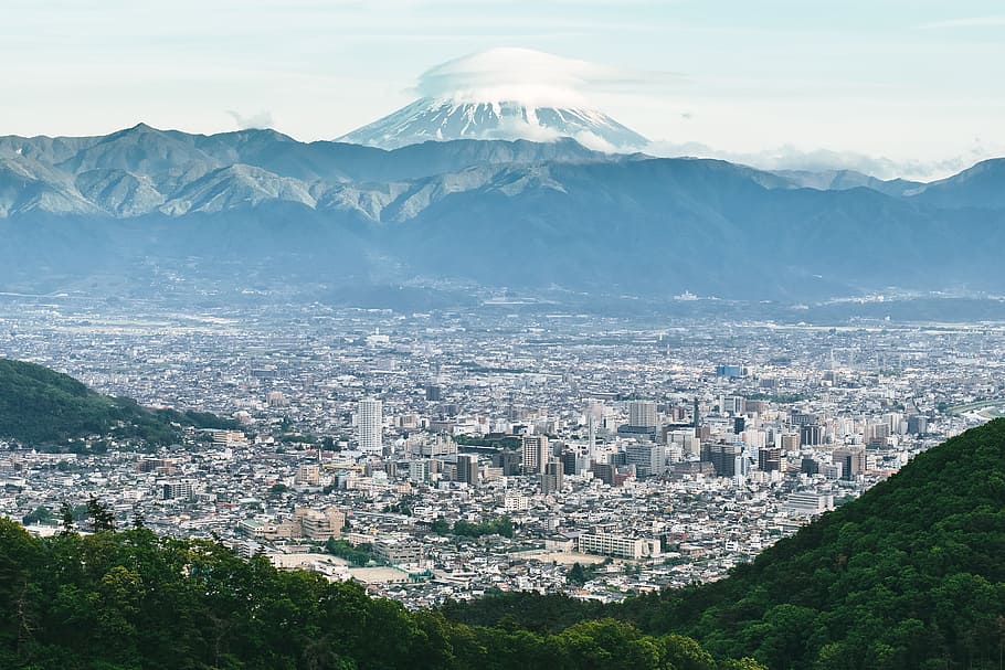 Snow, Mountain, Forest, Green, cityscape, urban Scene, travel Locations HD wallpaper