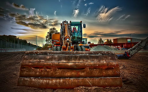 brown bulldozer, cat, catapillar, machine, machines, construction machine HD wallpaper