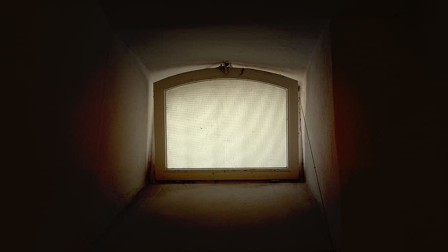 window, dark, light, facade, shadow, architecture, darkness HD wallpaper