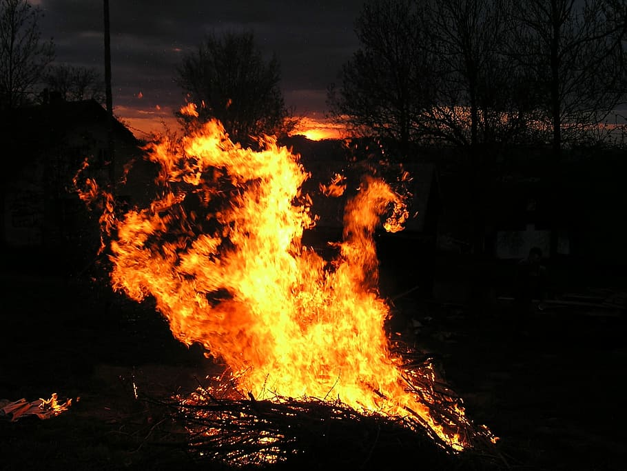 Fire, Flame, Embers, Heat, Hot, Burn, brand, fire - natural phenomenon HD wallpaper