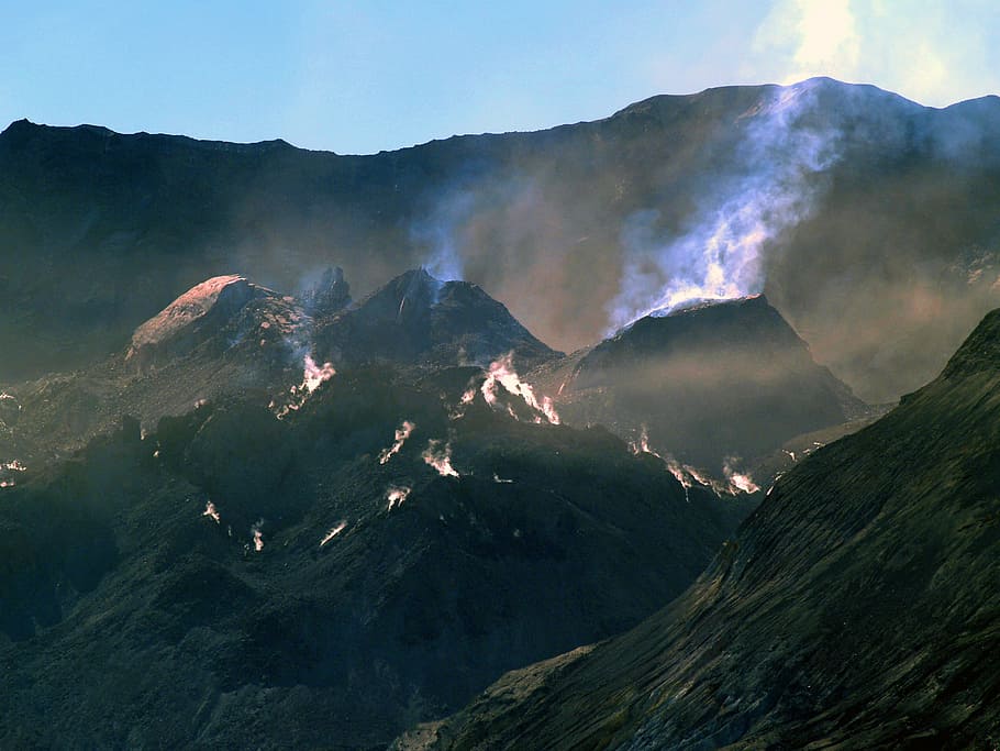 Mount St, Helens, Washington State, volcano, usa, lava, nature, HD wallpaper