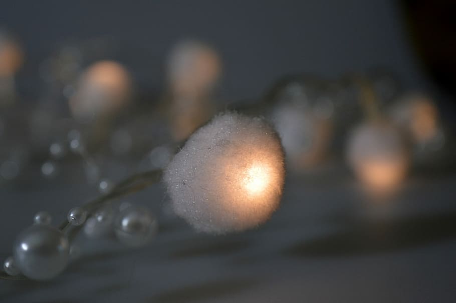 Background, Image, Light, Balls, Beads, background image, chain HD wallpaper