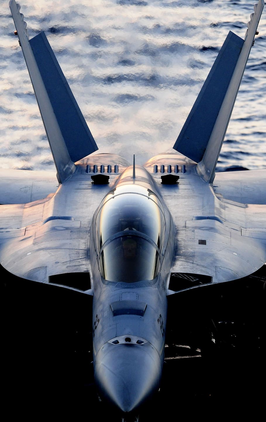 Download Jet Fighter Flies Sunny Day Wallpaper | Wallpapers.com