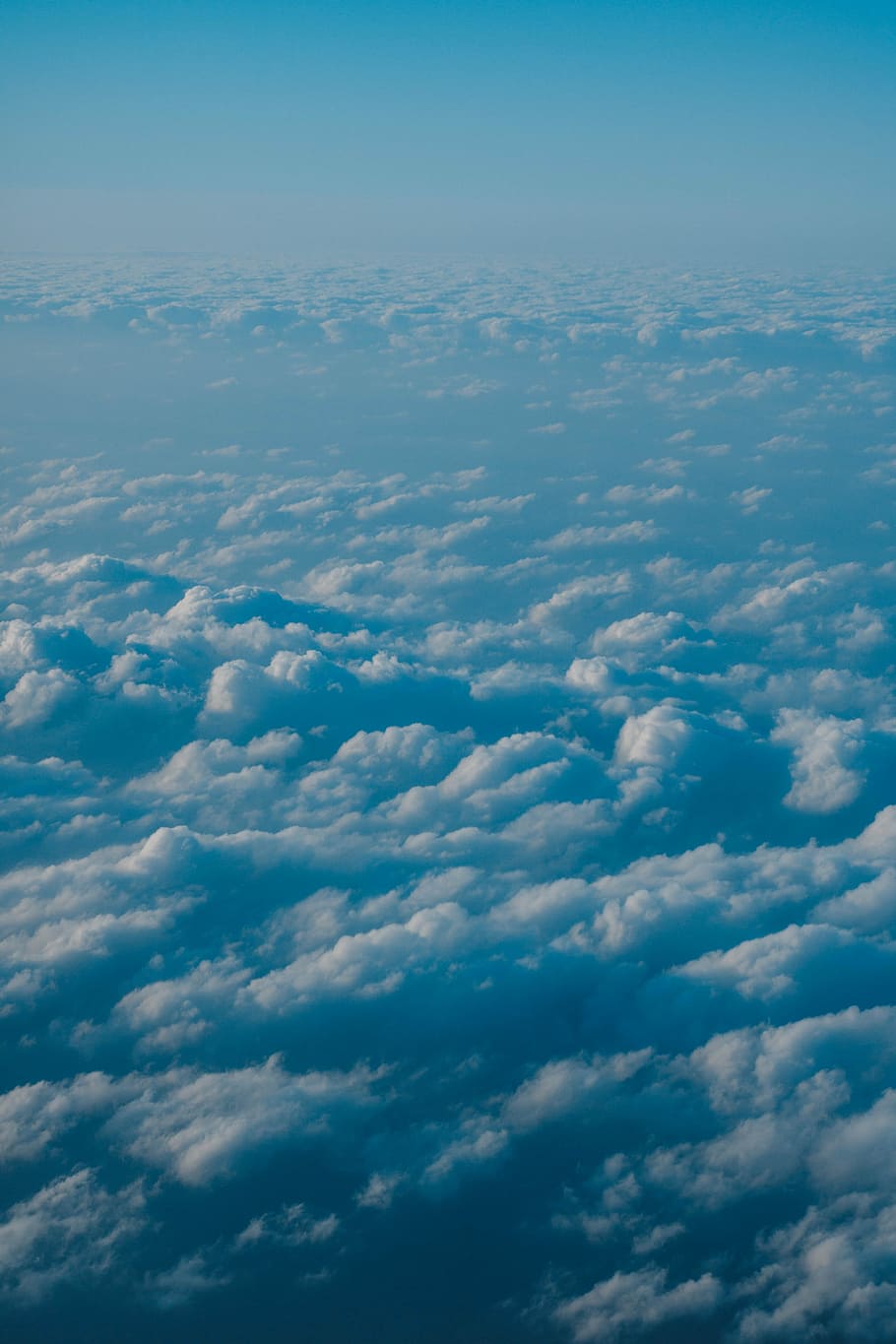 nimbus clouds under blue sky, photo of clouds, above clouds, travel HD wallpaper