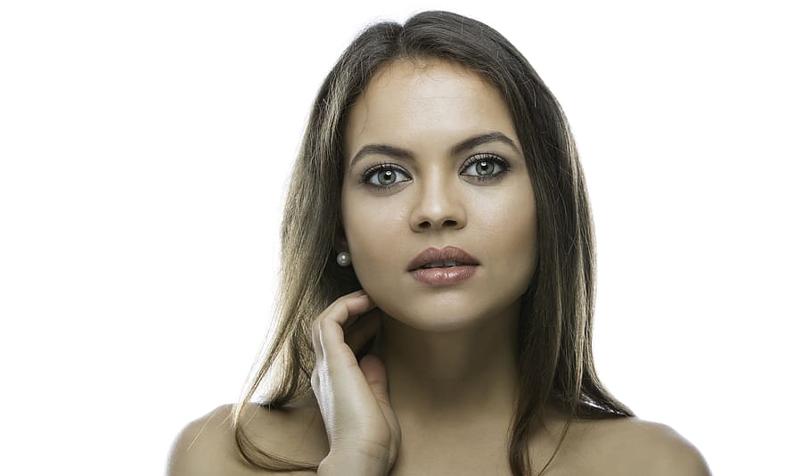 woman face, beautiful, young, desktop, fashion, skin, eye, model, HD wallpaper
