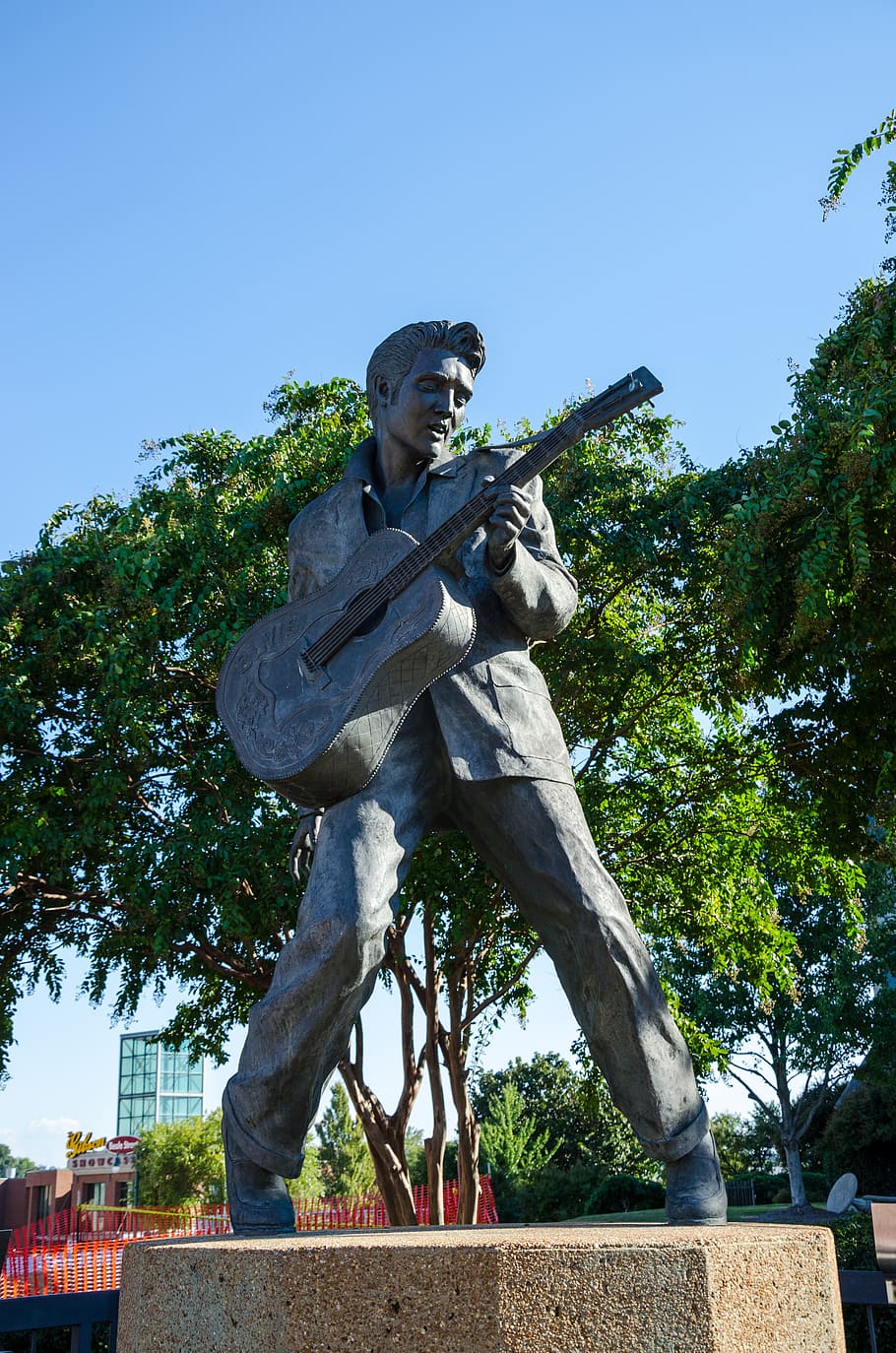 memphis, tennesse, usa, america, elvis presley, statue, sculpture, HD wallpaper