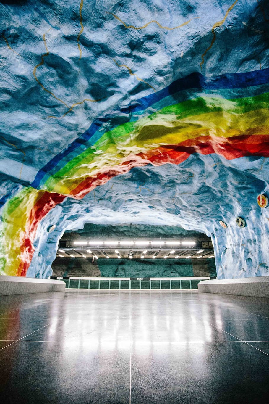 architecture, underground, art, design, painting, infrastructure HD wallpaper