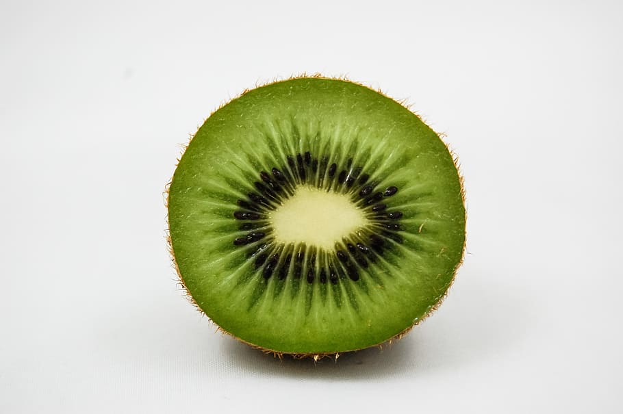 kiwi, half, fruit, vitamins, healthy eating, green, fresh, the richness of HD wallpaper