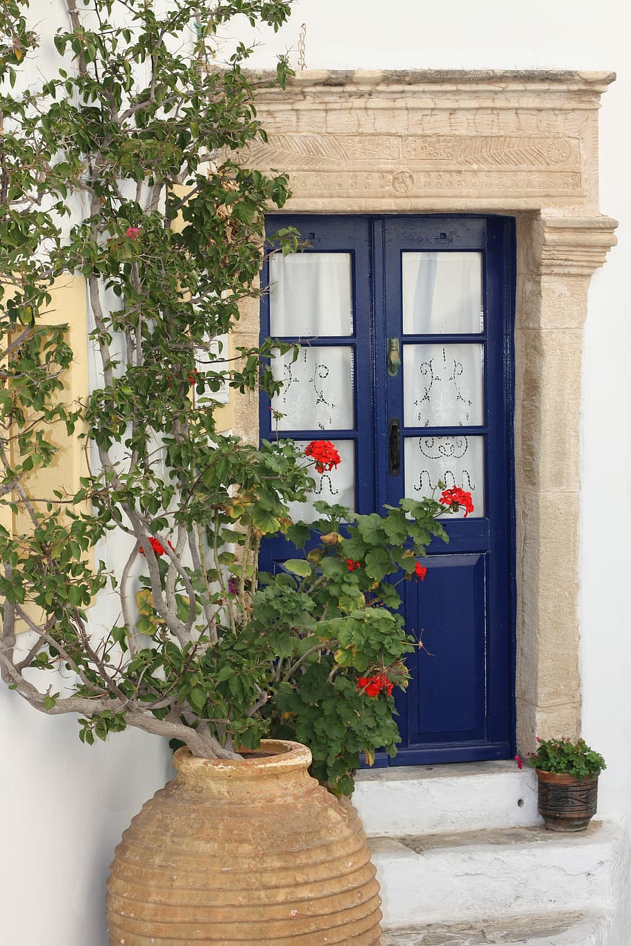 Greece, Outdoors, Architecture, window, day, built structure HD wallpaper
