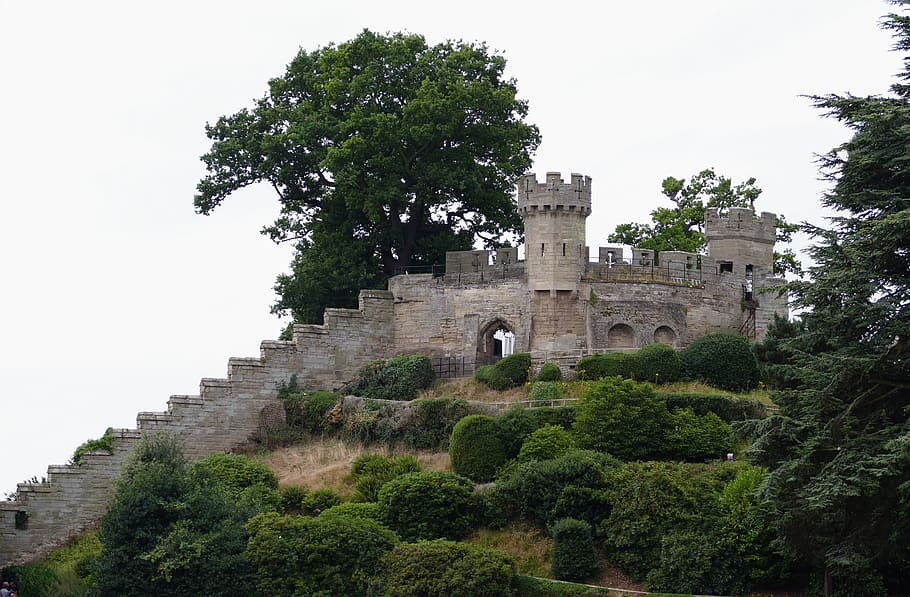 great wall of china, castle, warwick, england, medieval, architecture