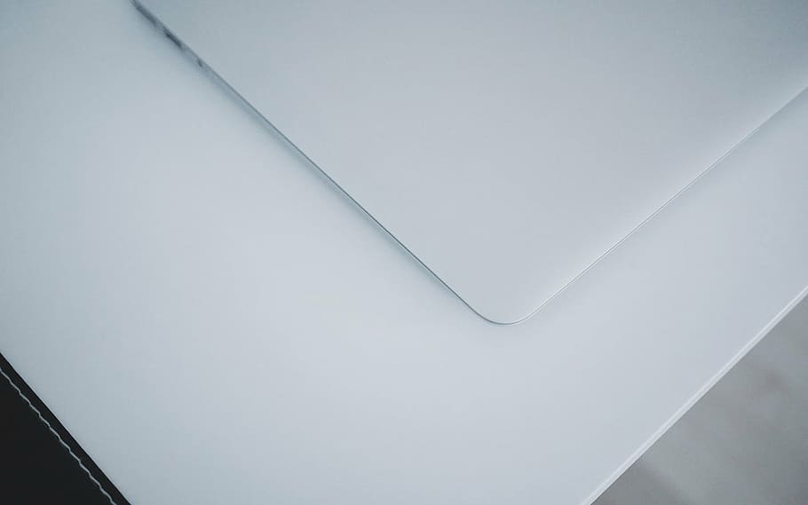 notebook, brand name, apple, macbook air, white, no people
