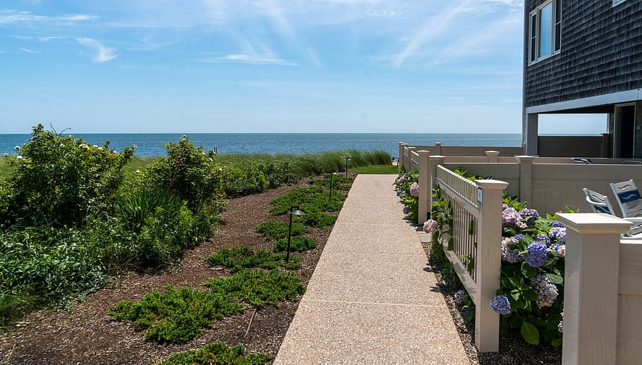 Walkway in Yarmouth, Cape Cod, Massachusetts, photos, landscape, HD wallpaper