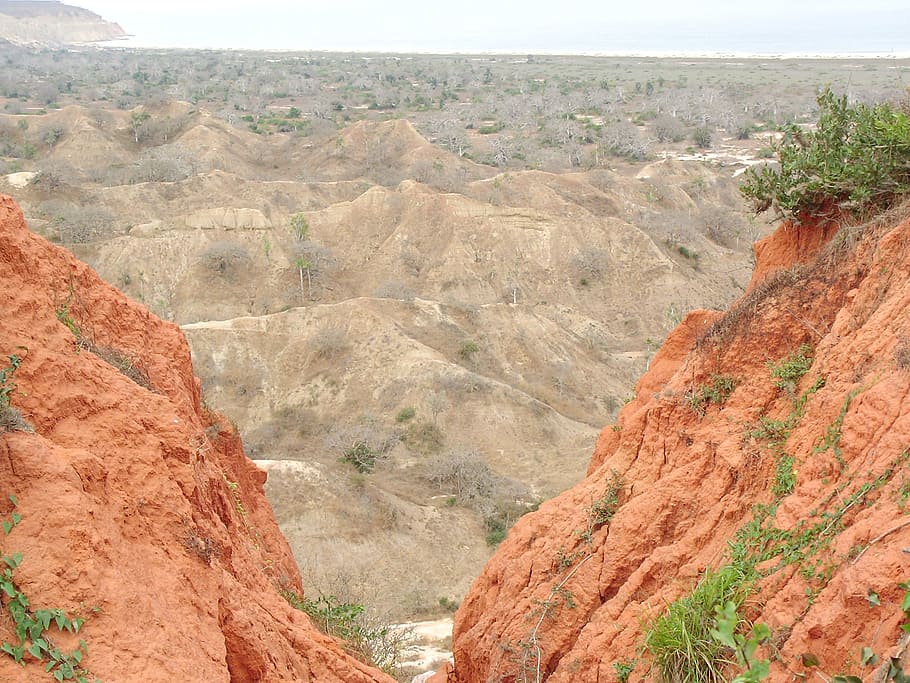Angola, Luanda, Landscape, rock - object, geology, mining, nature