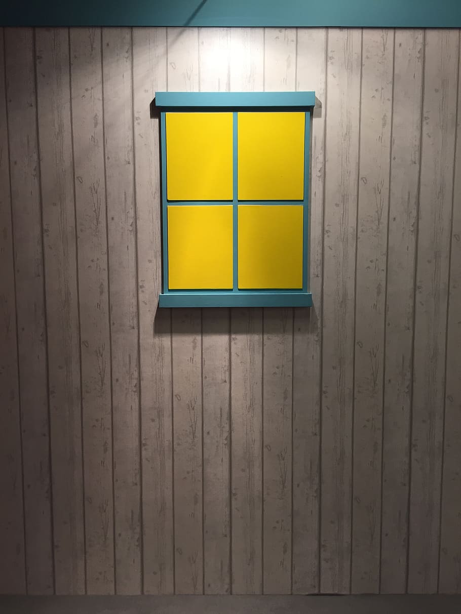 window, kitty, viva home, yellow, wood - material, wall - building feature HD wallpaper