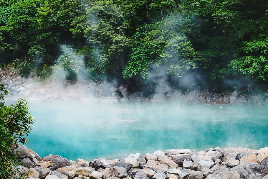 Beitou, Taiwan, landscape photo of body of water and trees, river HD wallpaper