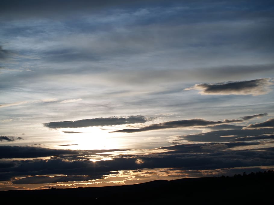 landscape, marsh, twilight, cloud - sky, sunset, beauty in nature HD wallpaper