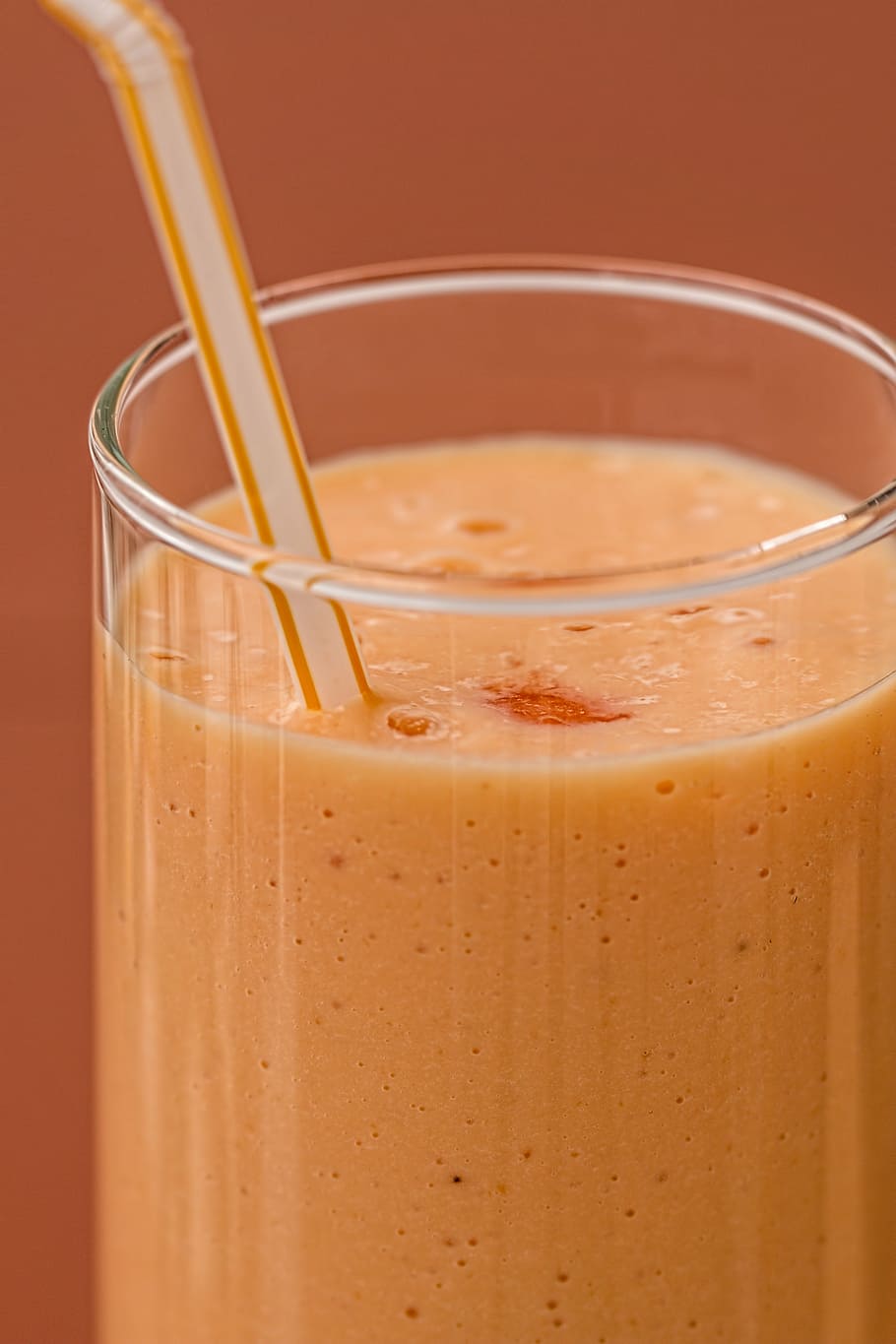 closeup photo of orange smoothie, milkshake, refreshing, drink, HD wallpaper