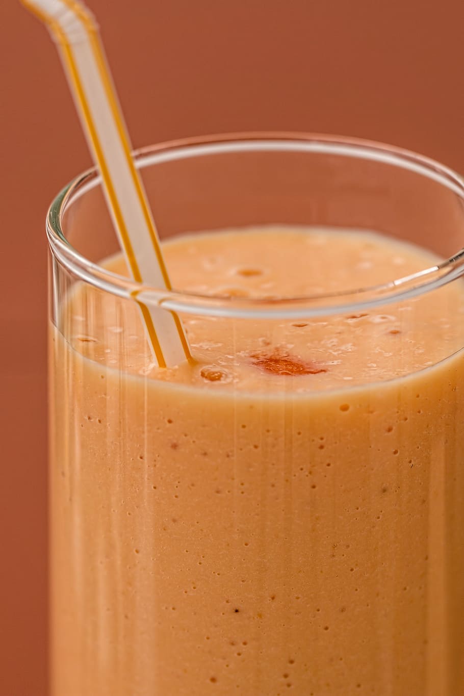 closeup photo of orange smoothie, milkshake, refreshing, drink HD wallpaper