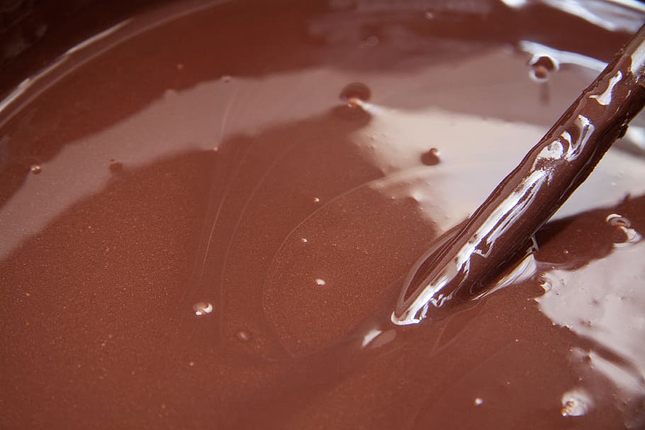 chocolate, stir, sweet, chocolate paste, dessert, pastries HD wallpaper