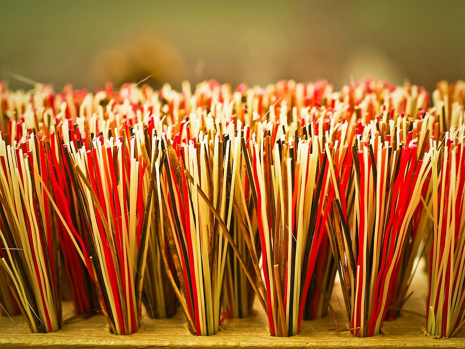 Brush, Bristles, Clean, Wipe, make clean, close, wooden brush HD wallpaper