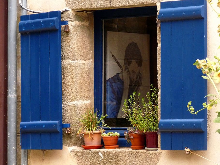 window, mood, flowers, architecture, building, facade, home HD wallpaper