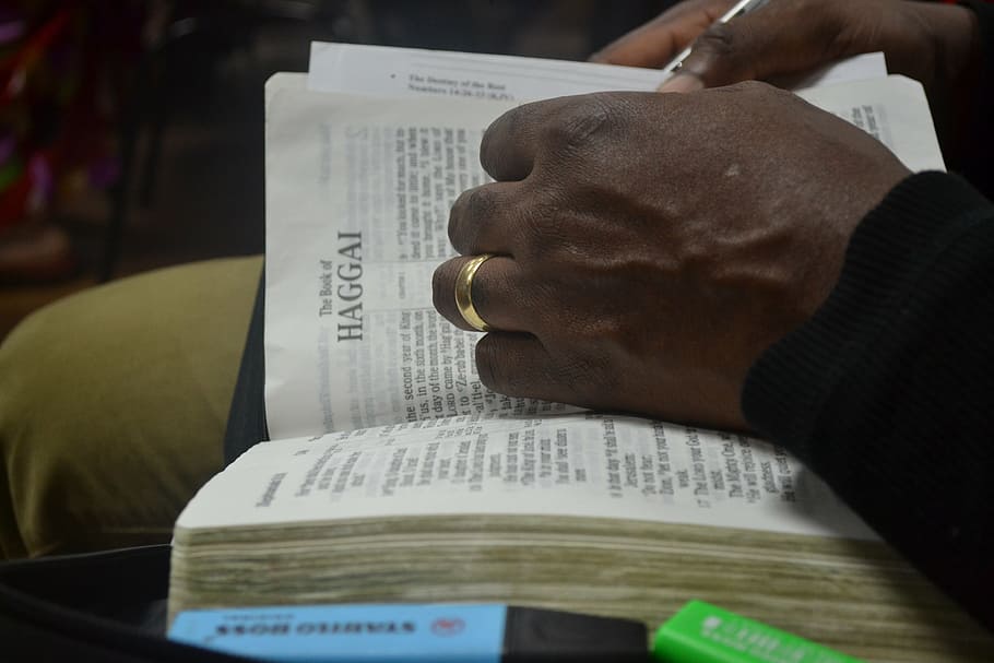 person holding book, open, bible, hand, religion, holy, read HD wallpaper
