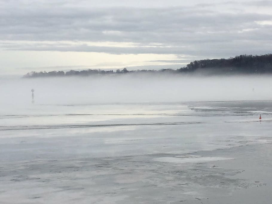 fog, earth, clouds, weather, landscape, wilderness, scenery HD wallpaper
