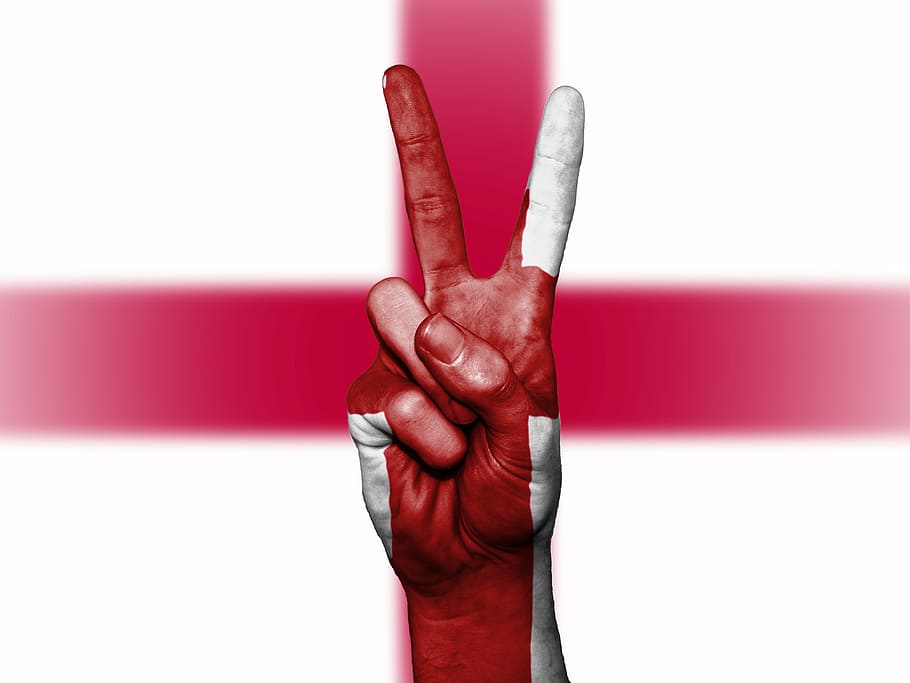 england, peace, hand, nation, background, banner, colors, country, HD wallpaper
