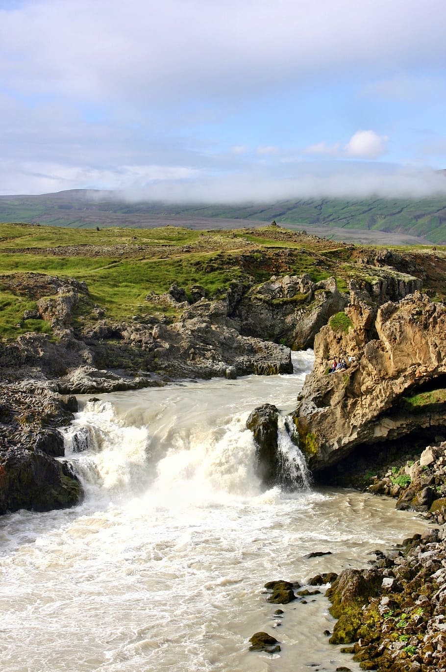 landscape, iceland, river, water, beauty in nature, scenics - nature HD wallpaper