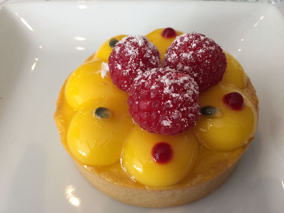 pastry, bakery, cake, bread, cafe, dessert, sweet, fruit, raspberry HD wallpaper