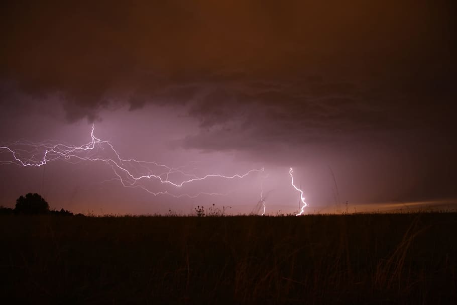 france, thunderstorms, lightning, power in nature, cloud - sky HD wallpaper