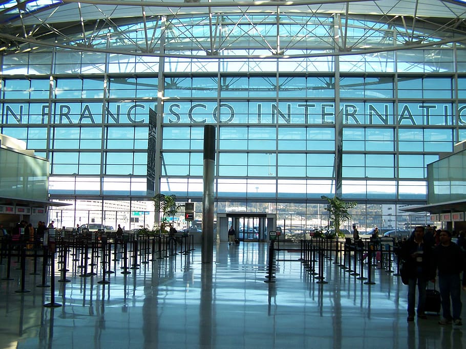San Francisco International airport, San Francisco International building, HD wallpaper