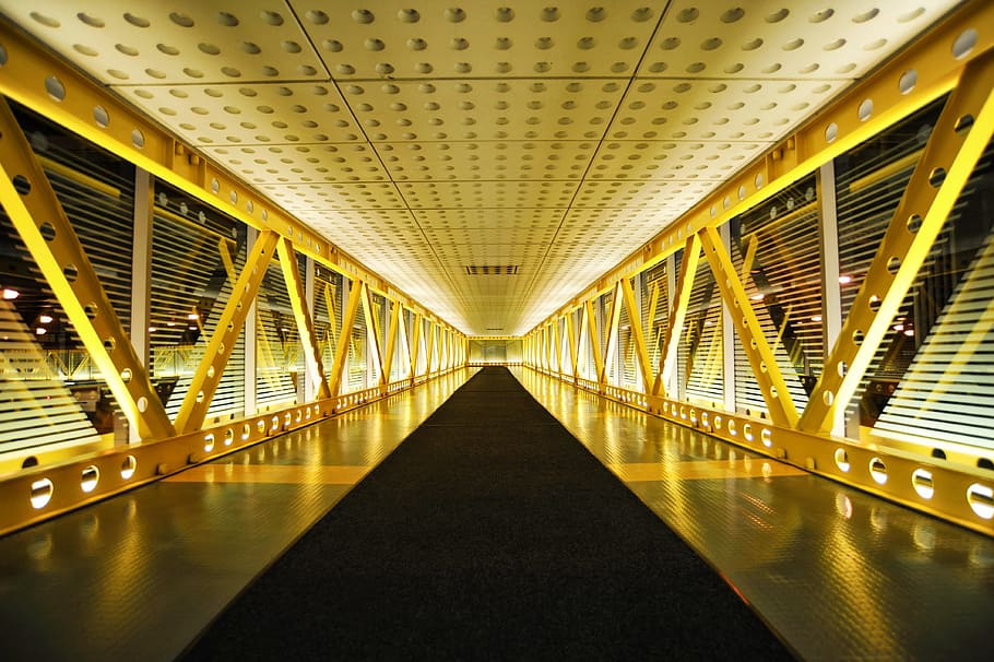 Light, Channel, Chicago, diminishing perspective, transportation HD wallpaper