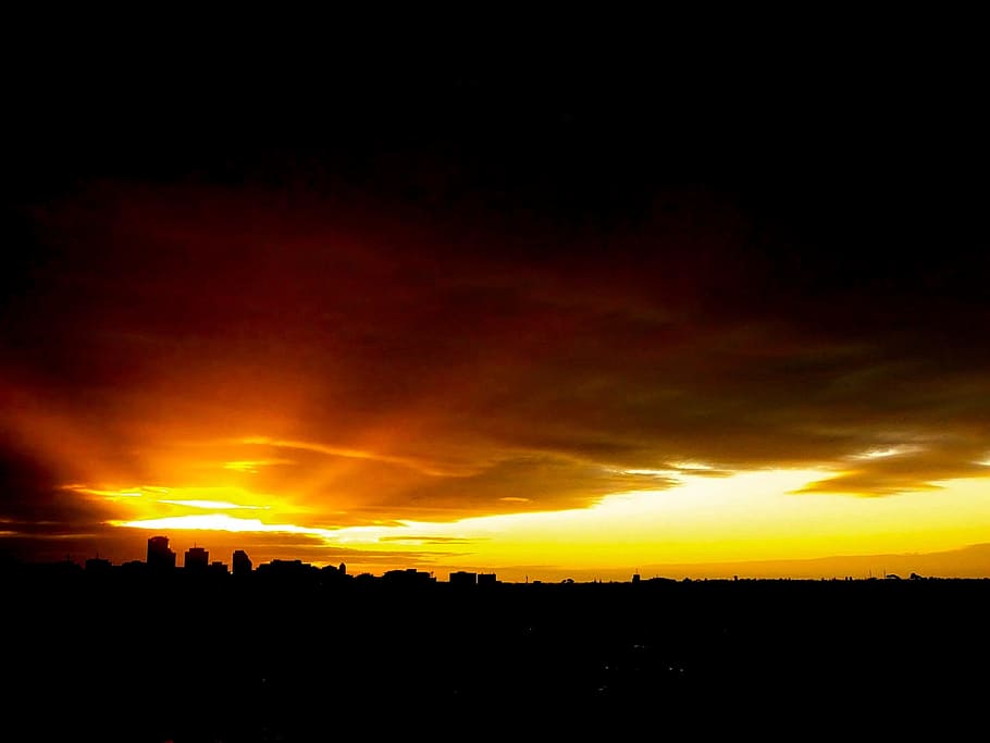 sunset, australia, adelaide, landscape, nature, sky, scenic HD wallpaper