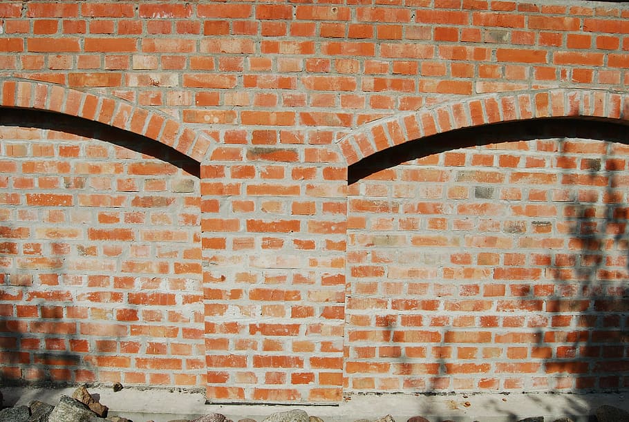 lake dusia, brick, wall, brick wall, built structure, architecture HD wallpaper