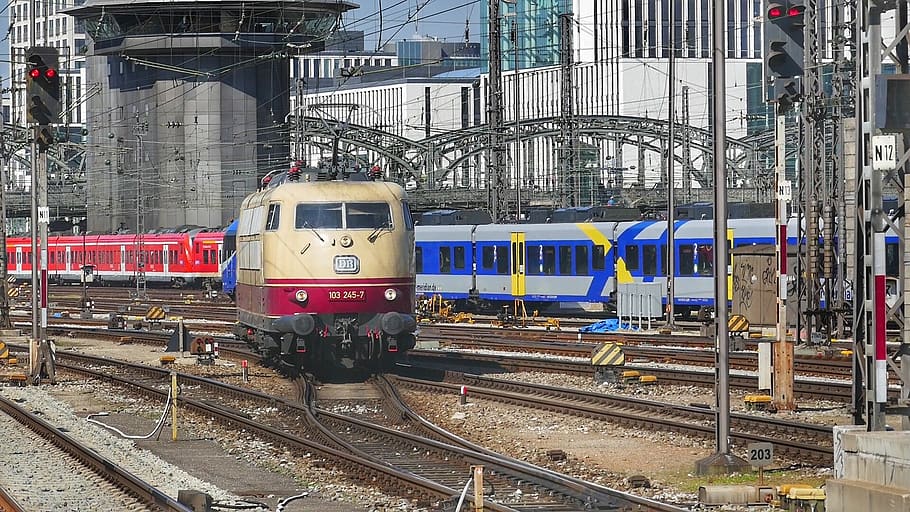 train, railway, transport system, rail transportation, railroad track HD wallpaper