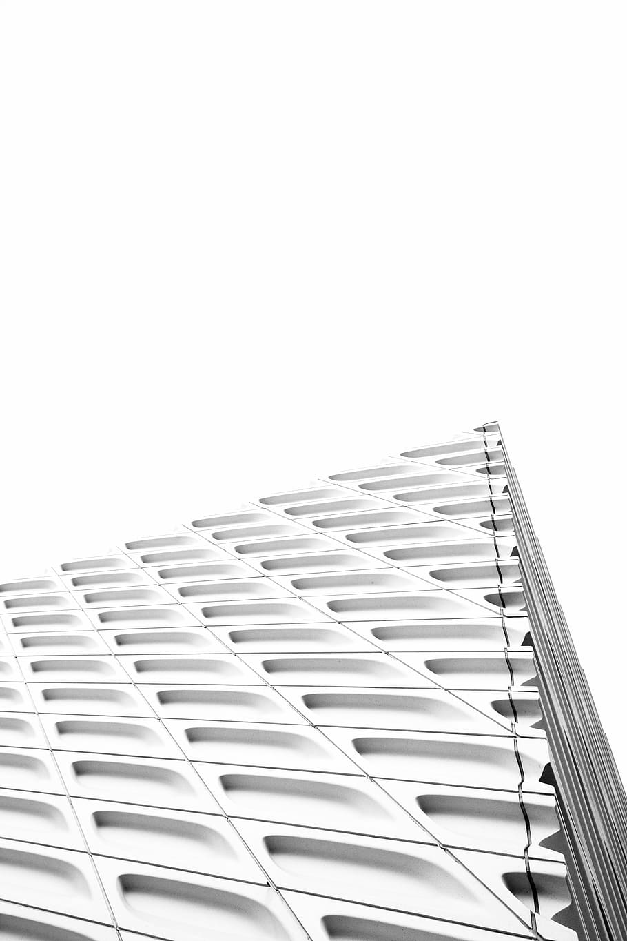 white concrete building low angle photography, 3D art illustration HD wallpaper