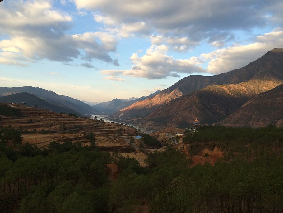 Yunnan, Landscape, Clouds, yunnan landscape, than views, mountain HD wallpaper