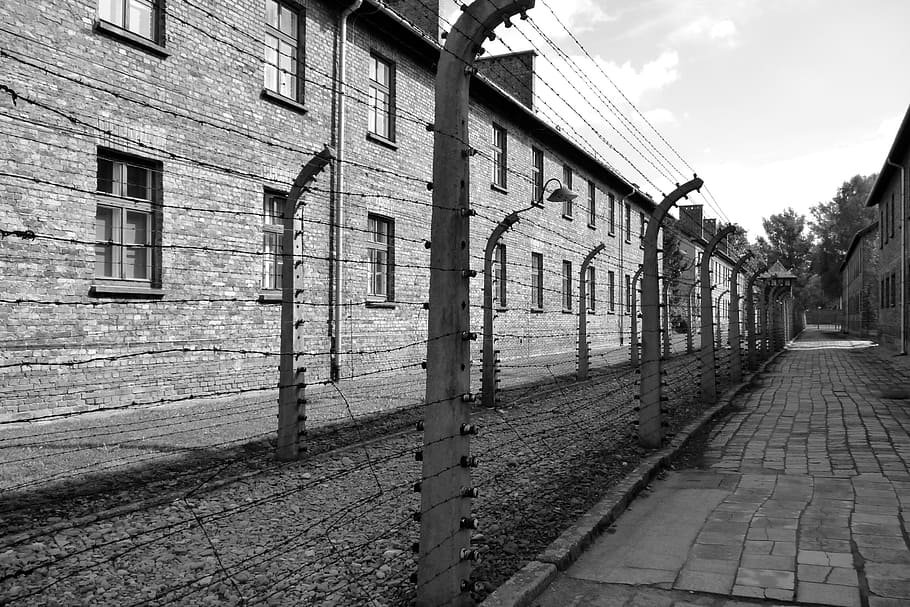 poland, concentration camp, auschwitz, building exterior, architecture HD wallpaper