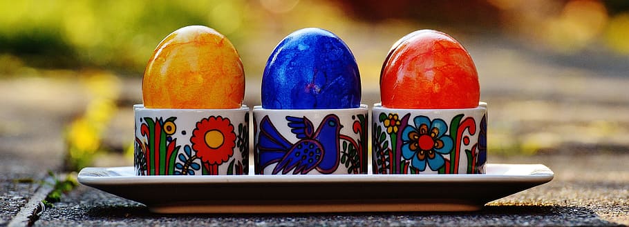 easter, easter eggs, colorful, happy easter, colored, multi colored HD wallpaper