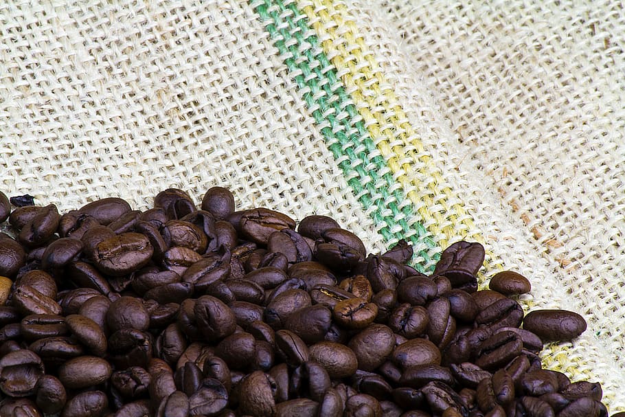 Roasted coffee beans, brown, ingredient, ingredients, caffeine HD wallpaper