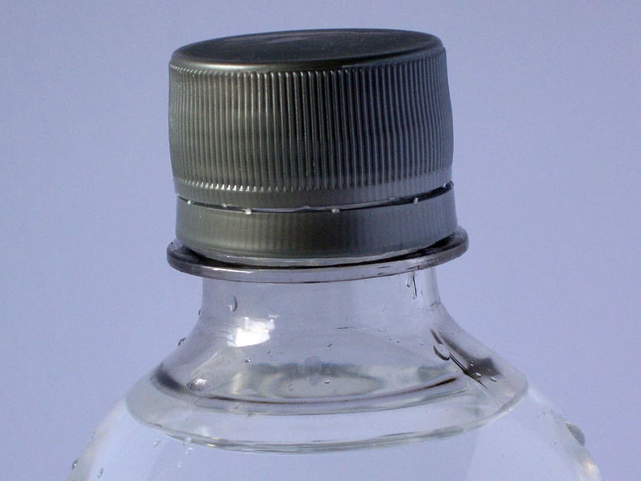 bottle, water, liquid, no people, close-up, metal, indoors HD wallpaper