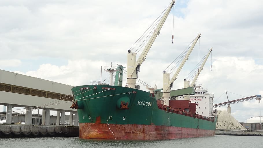 boat, ocean, ship, cargo, transportation, nautical vessel, industry HD wallpaper